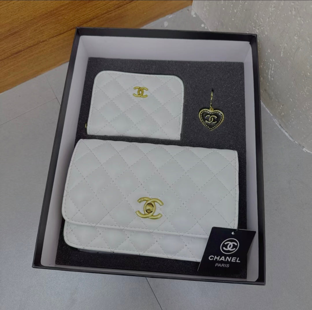 Ensemble sac et portefeuille Chanel