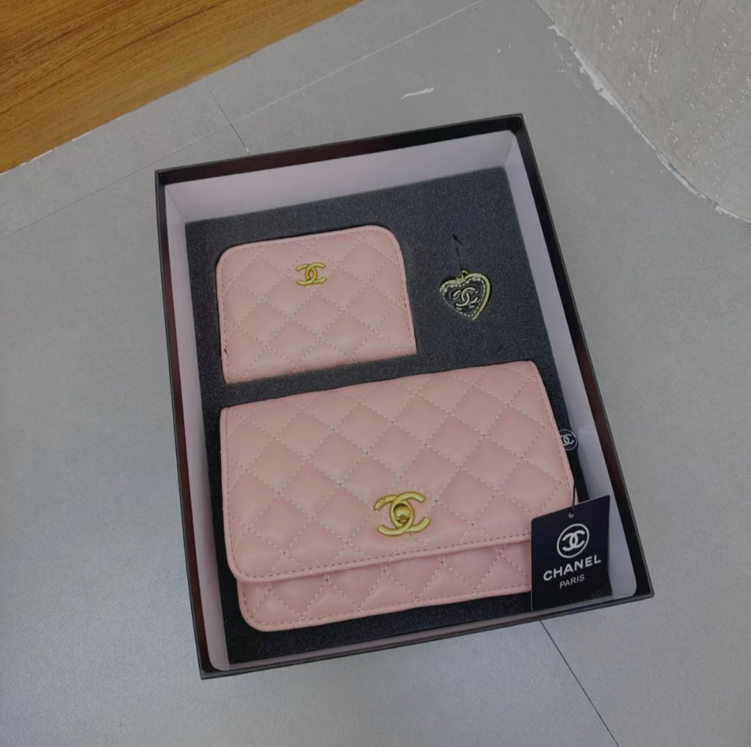 Ensemble sac et portefeuille Chanel