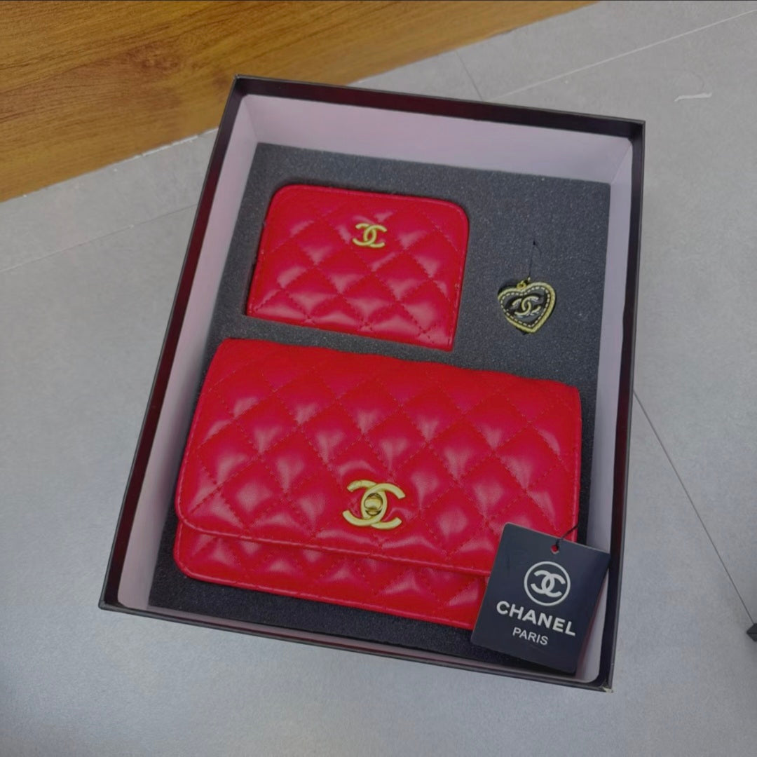 Ensemble sac et portefeuille Chanel